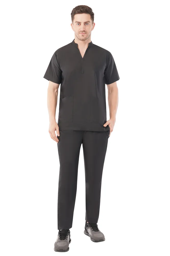 Mandarin Neck Mens Scrub